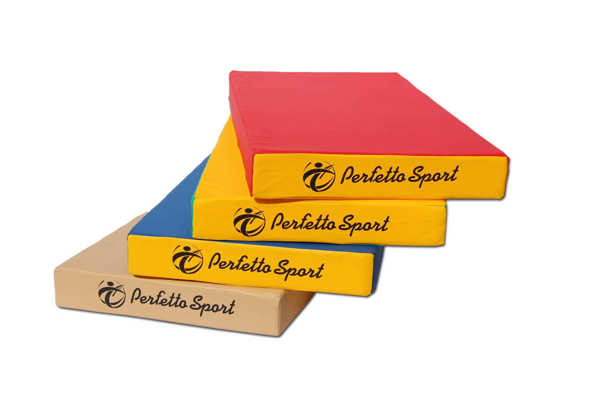 Мат № 1 (100 х 50 х 10) PERFETTO SPORT сине/жёлтый