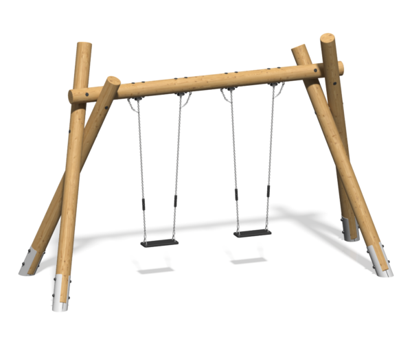 Качели парные для детской площадки Столбушка КЧ-33.1