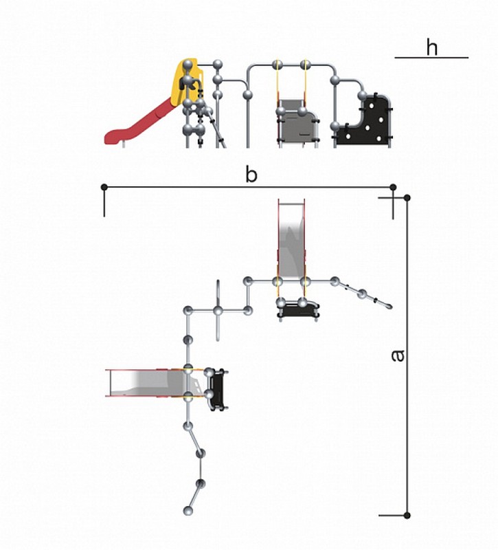Детский спортивно-игровой комплекс Romana 057.10.00