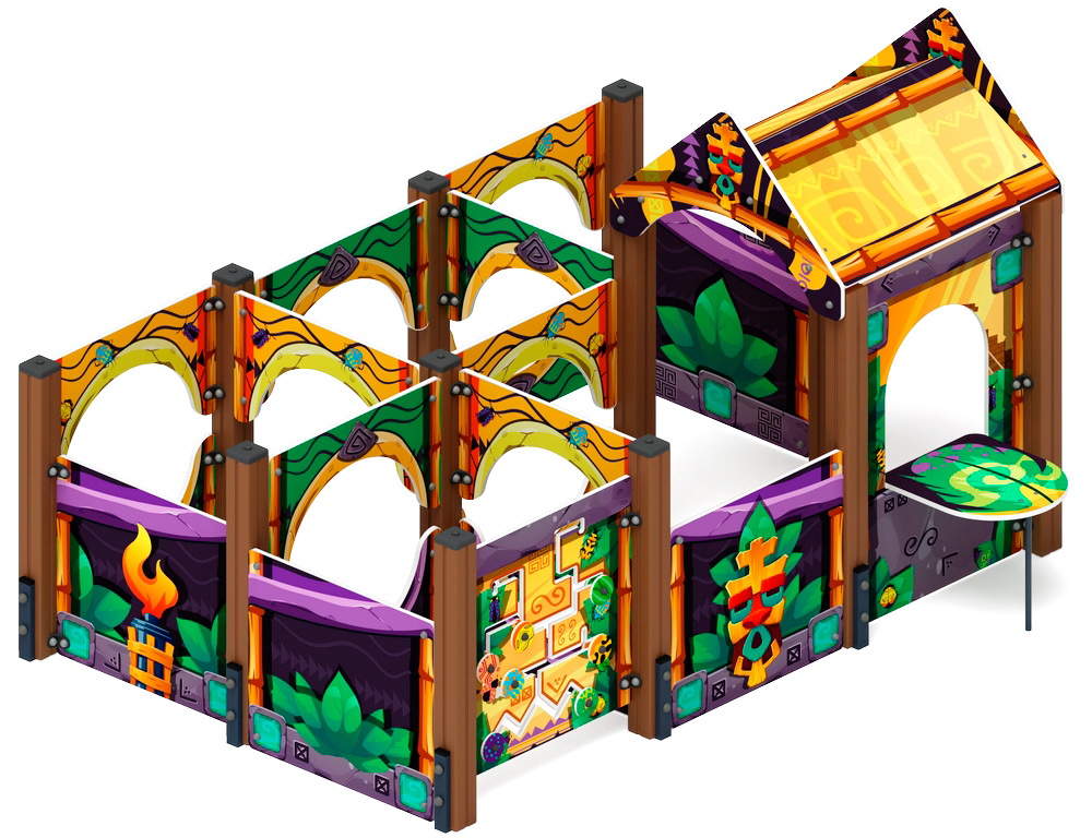 ЛАБИРИНТ МОРСКОЙ (Волшебный город Майя) игровая форма МФ 20.17.01-02