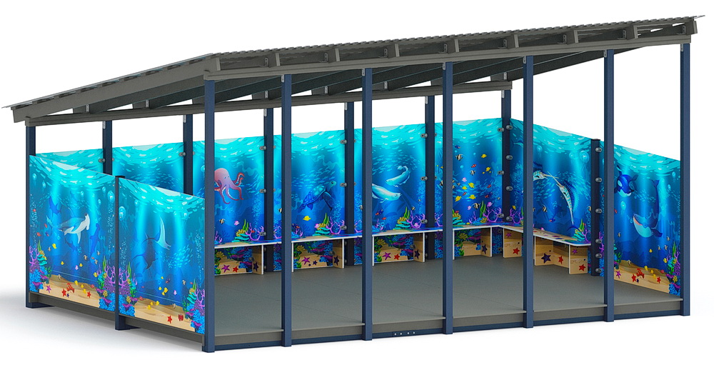 Теневой навес (Морской) МФ 71.6.4-04