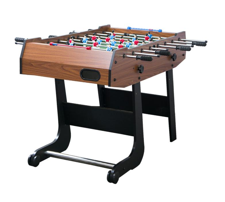 Настольный футбол (кикер) Maccabi Mini 4 ф (121 x 61 x 81 см; орех, складной)