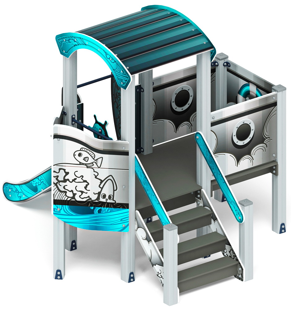 КАТЕРОК игровая форма (горка Н 750) ДИК 1.03.3.01-12