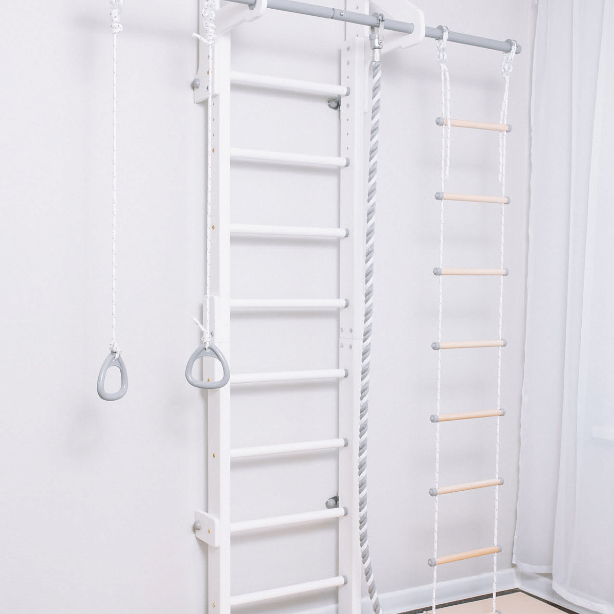 Шведская стенка деревянная ECO 2.1 Romana (02.21.8.14.500.08.01) белый