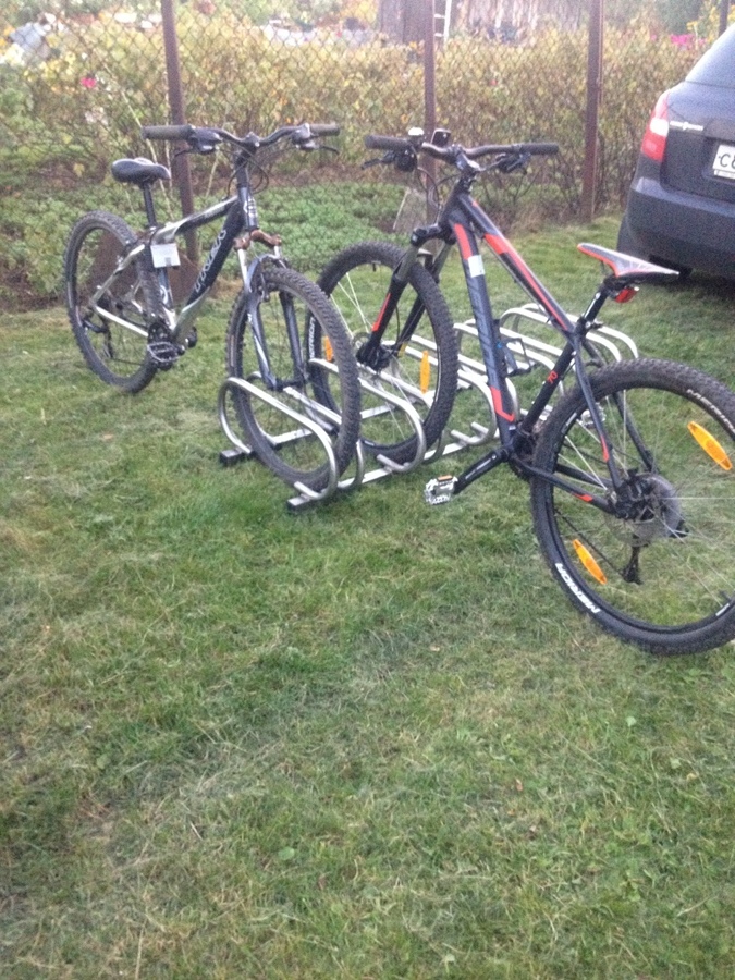 Велопарковка Air Gym ВП 7-1 из нержавеющей стали