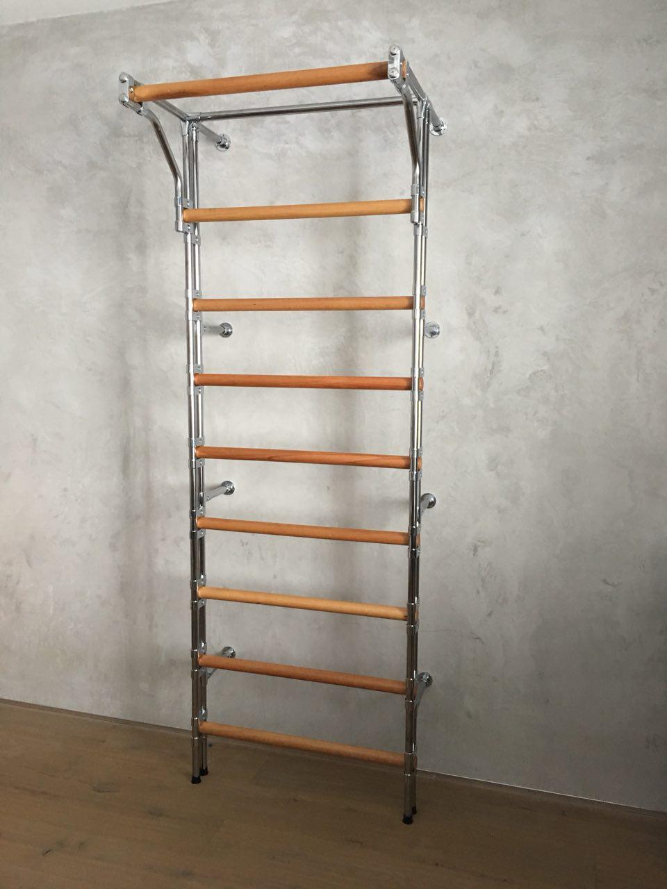 Комбинированная шведская стенка КОМБИ (Хром-бук)