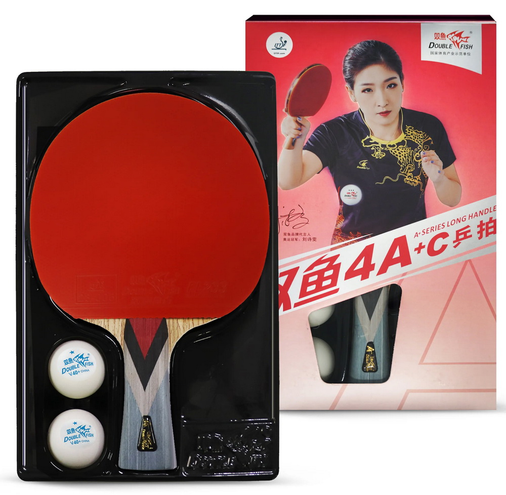 Ракетка для настольного тенниса DOUBLE FISH (4A+C серия)