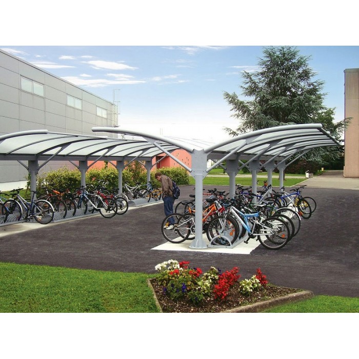 Велопарковка с навесом НИКА