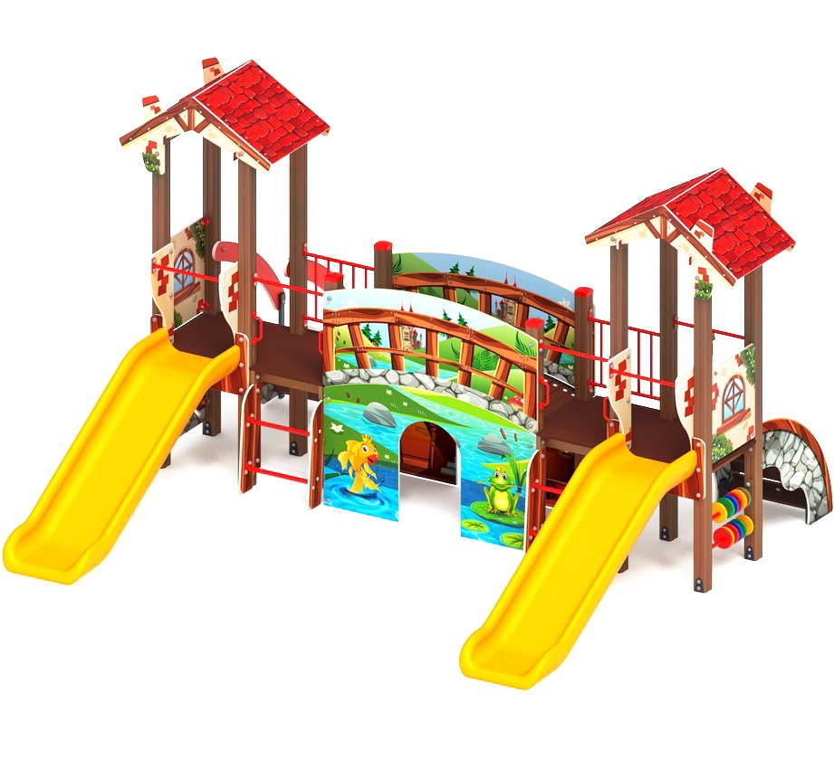 В ГОСТЯХ У СКАЗКИ детский игровой комплекс ДИК 1.05.01-20 (H=900)