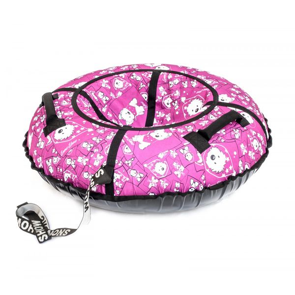 Тюбинг STANDART Собачки в розовом 100 см