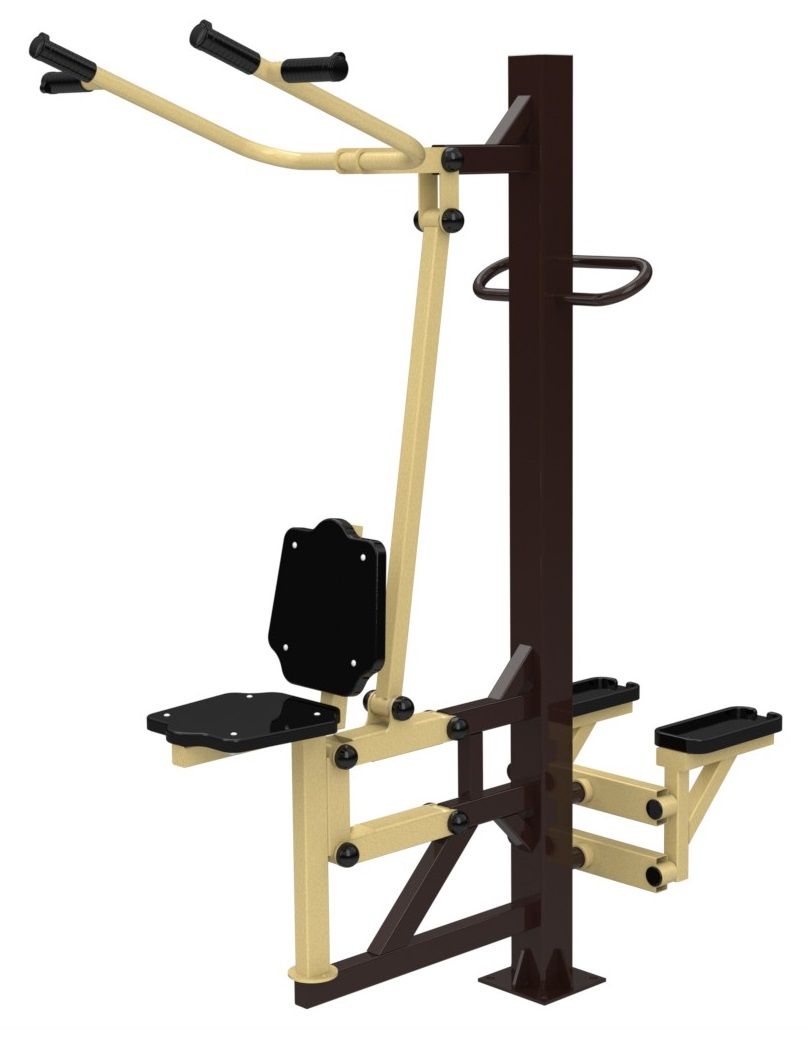 Тренажер для улицы Степ + Вертикальная тяга Air Gym YT66