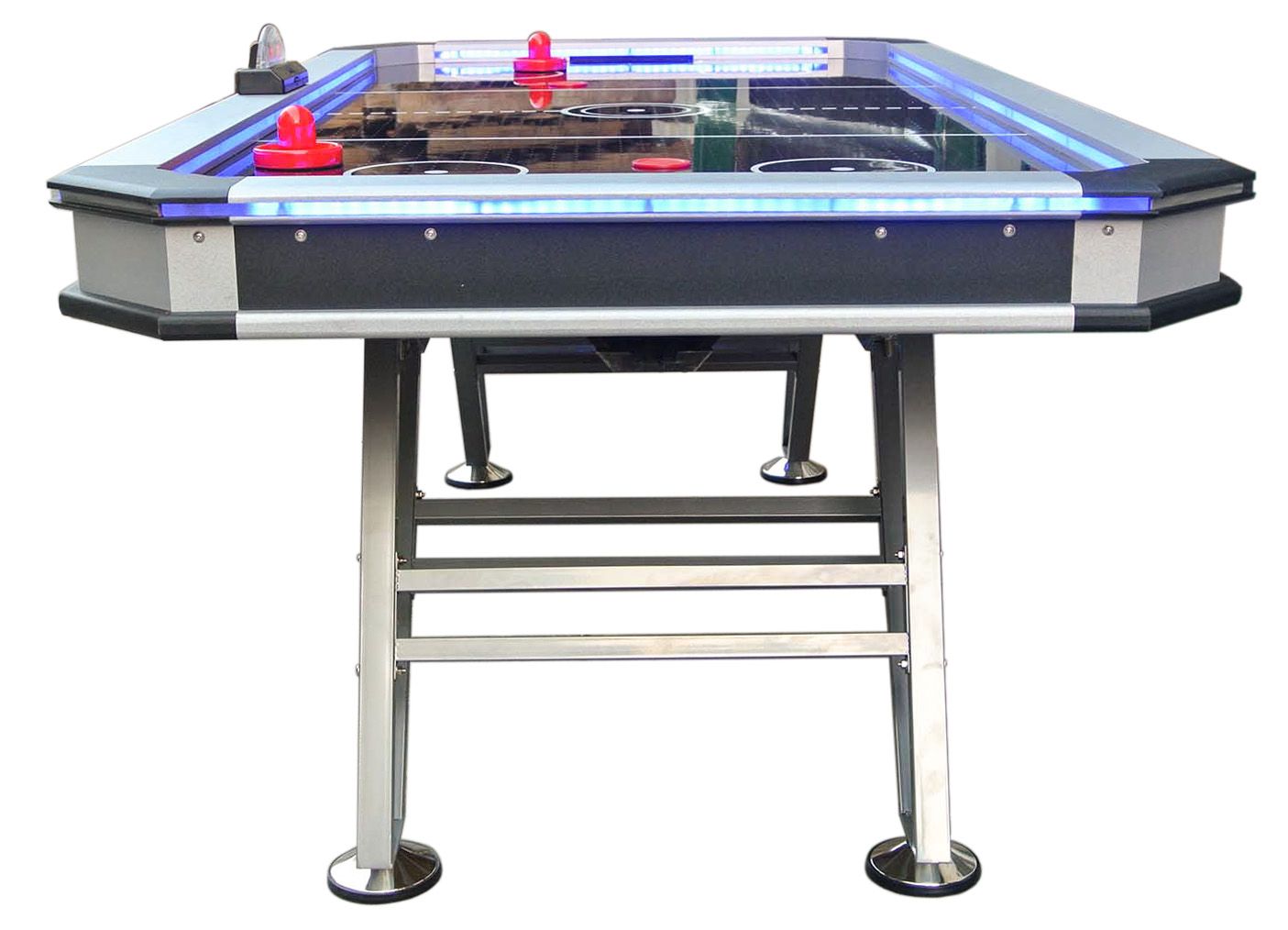 Аэрохоккей Black Ice 7 ф (213 х 111 х 80 см, черный)