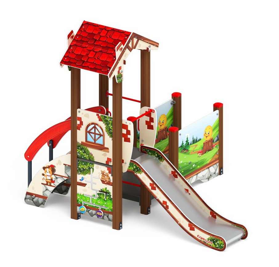 В ГОСТЯХ У СКАЗКИ детский игровой комплекс ДИК 1.05.01-05.С (H=900)