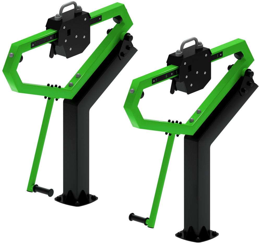 Тренажер уличный ПРИСЕДАНИЯ (зеленый) СТ 025-12.П