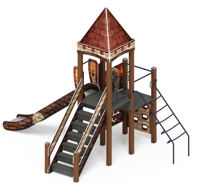 ЗАМОК детский игровой комплекс ДИК 2.18.04-02 (H=1500)