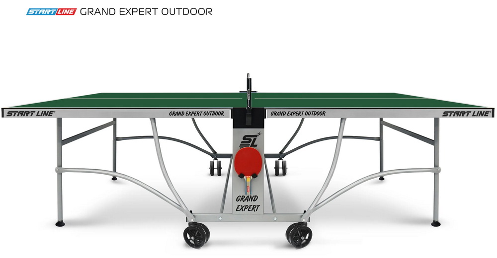 Стол теннисный START LINE Grand EXPERT 4 Всепогодный Зеленый