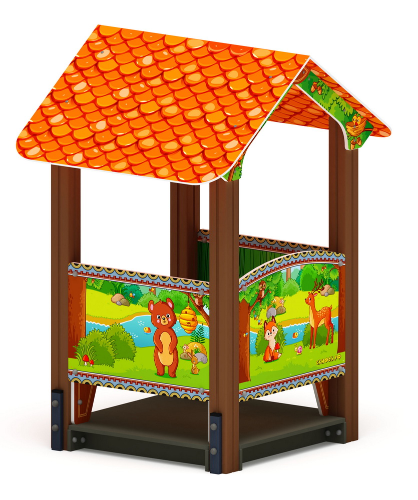 ДОМИК МАЛЫЙ 2 (Полянка) для детской площадки МФ 10.01.02-04