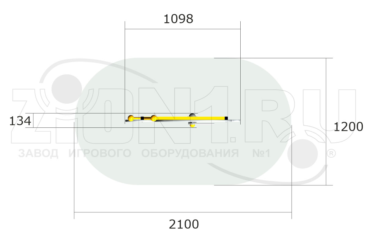 Игровая панель ZION Часы-улитка (ИМ039)