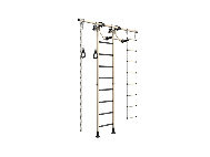 Детский спортивный комплекс ДСКМ "Карусель R55" (ДСКМ-2-8.06.Г5.410.01-12) белый антик/золото