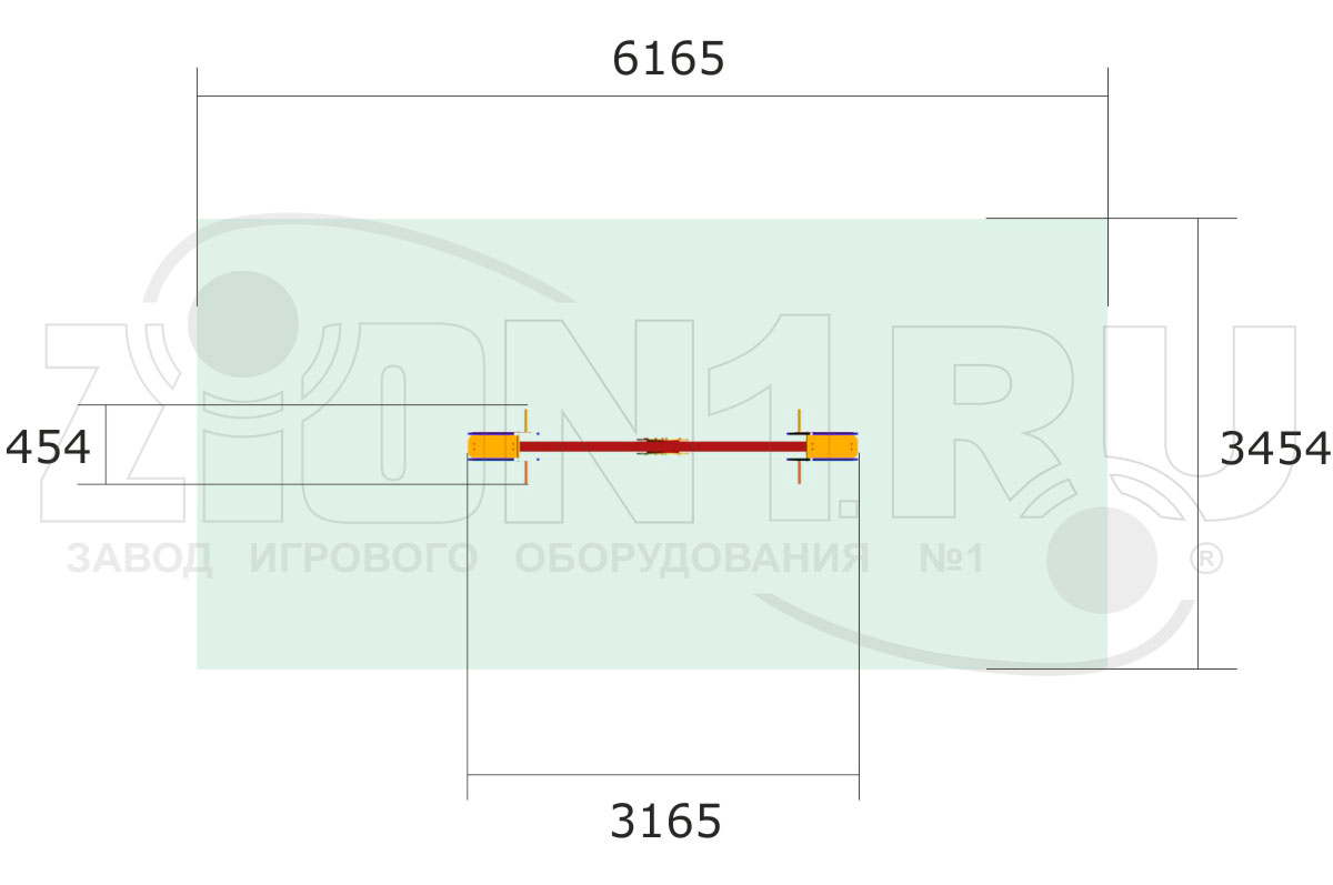 Качалка-балансир ZION Моряк (КЧ023)