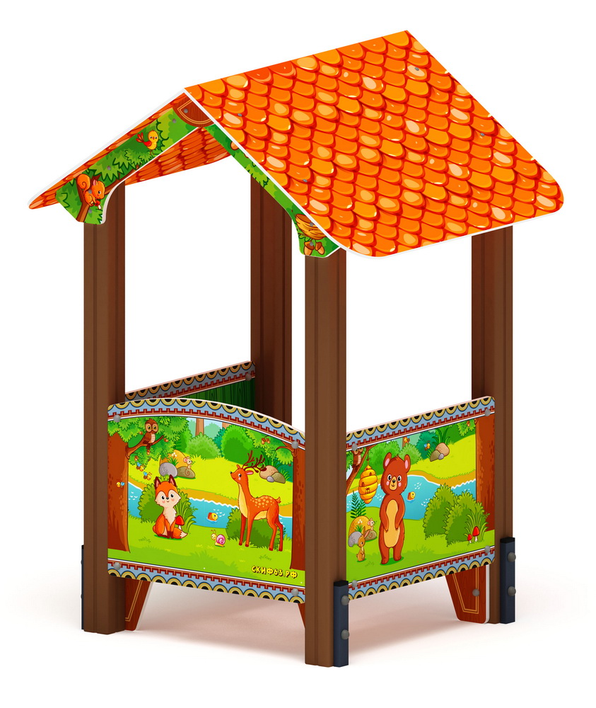 ДОМИК МАЛЫЙ 1 (Полянка) для детской площадки МФ 10.01.01-04