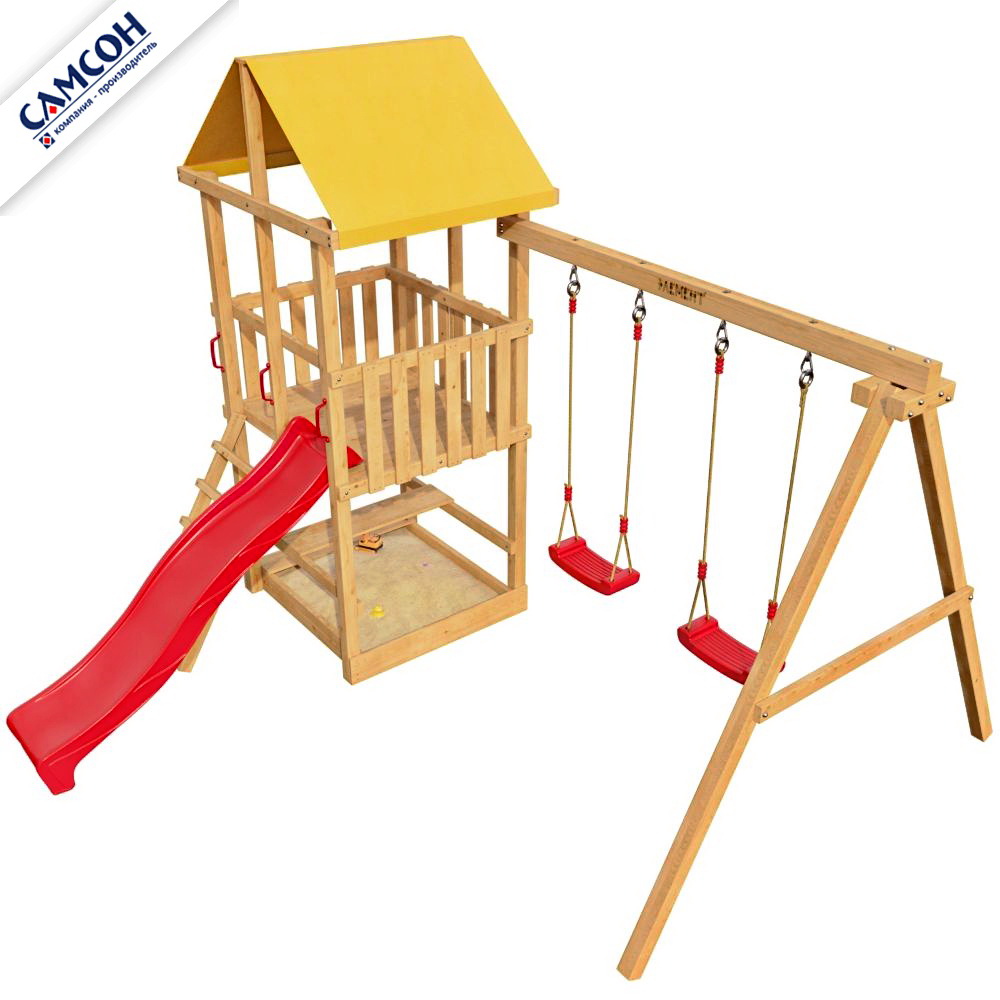 Детская деревянная игровая площадка ЭЛЕМЕНТ 3 Самсон