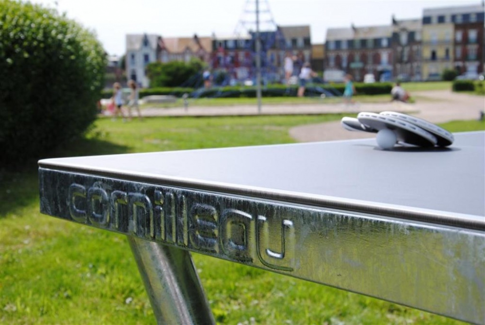 ТЕННИСНЫЙ СТОЛ ВСЕПОГОДНЫЙ CORNILLEAU PARK (СЕРЫЙ)