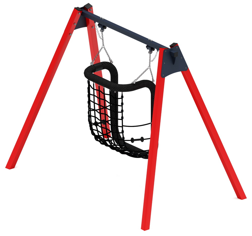 Качели М1 металл ИО 11.М.08.01-01 (красный)