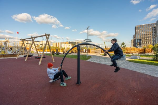 Карусель-качалка для детской площадки Круговорот КБ-23