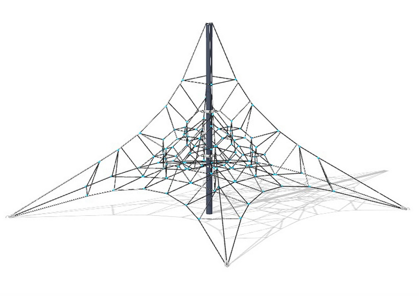 Лаз-сетка Пирамида (на резиновое покрытие) СК 2.05.07-РК