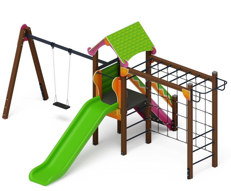ЛУКОМОРЬЕ детский игровой комплекс ДИК 2.25.03-01 (H=1200)