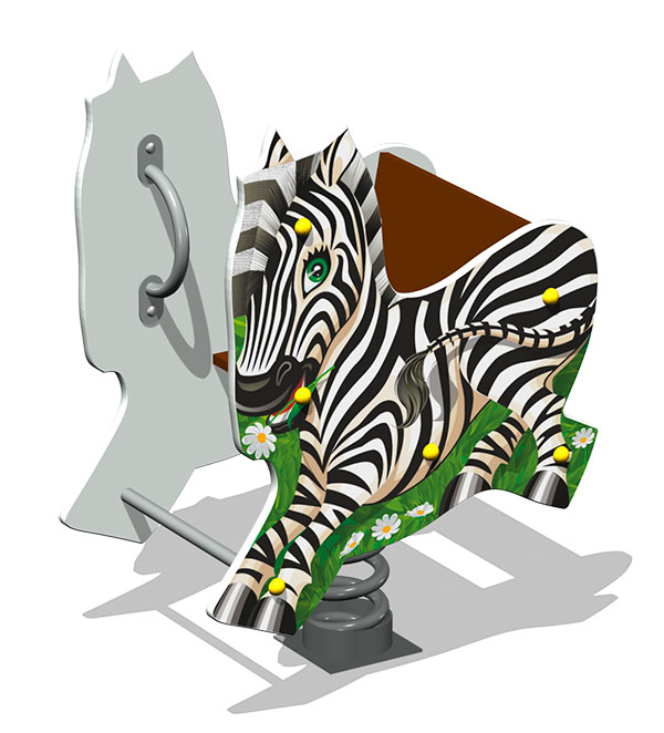 Качалка на пружине ZION Зебра (КЧ079)