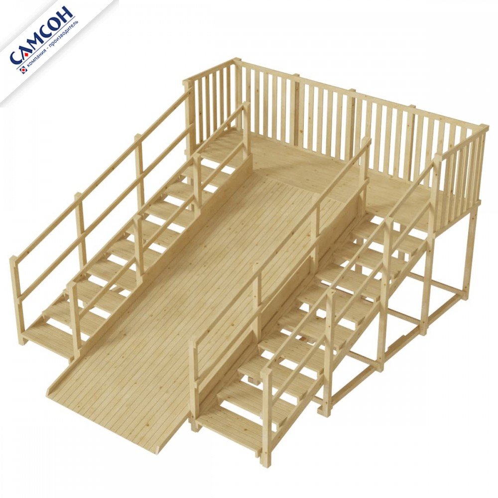 Детская зимняя горка ГРЕНЛАНДИЯ Самсон