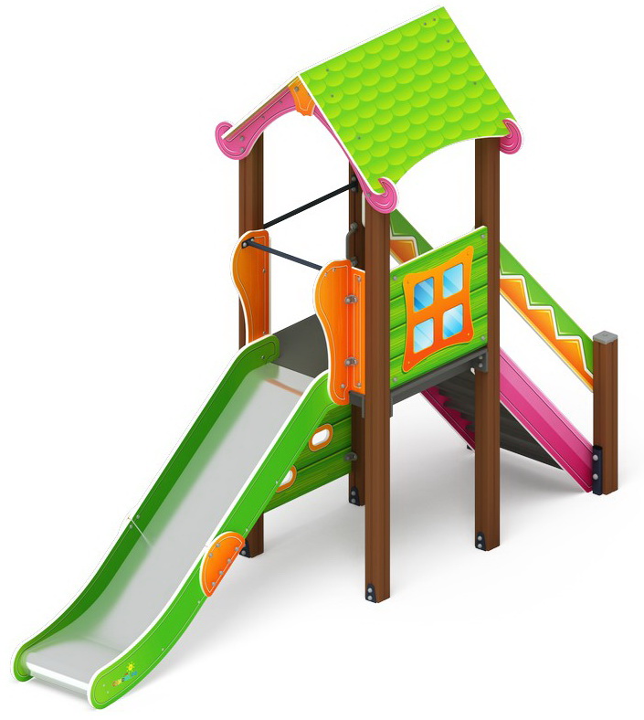 ЛУКОМОРЬЕ детский игровой комплекс ДИК 2.25.01-01.С (Н=1200)