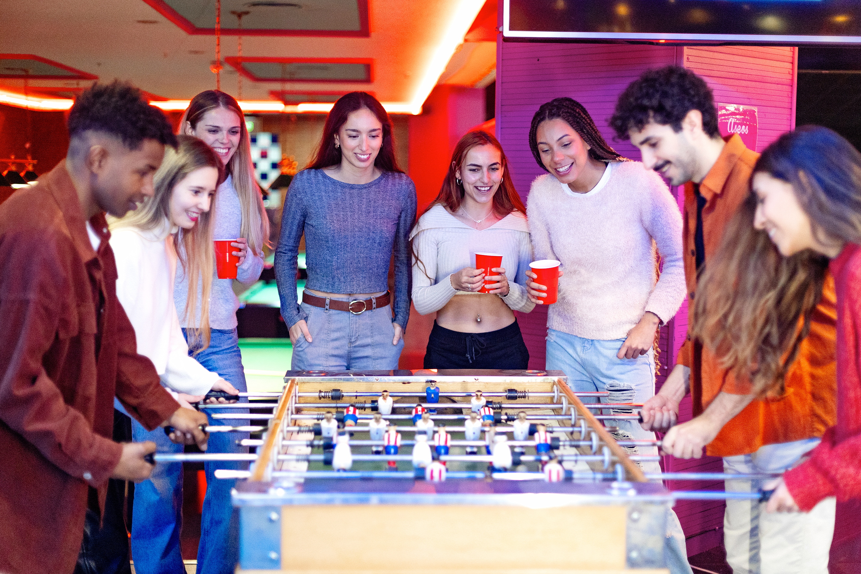 Настольный футбол для бара