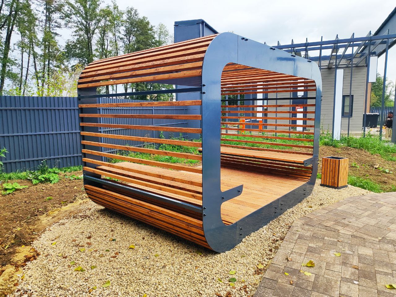 Монтаж беседки 