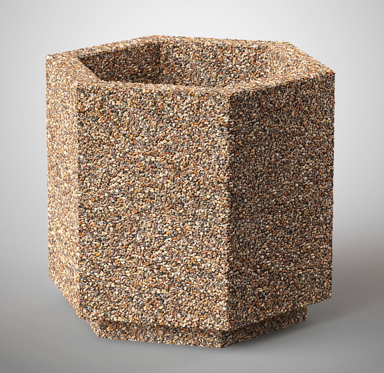 Урна бетонная У-6