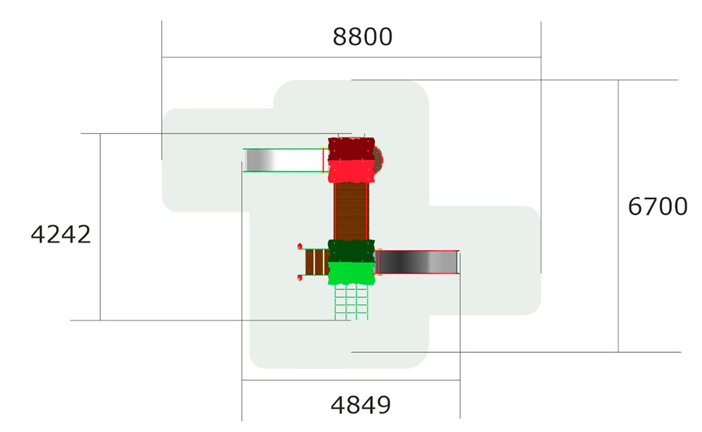 Детский игровой комплекс ZION Мечта (КД052)