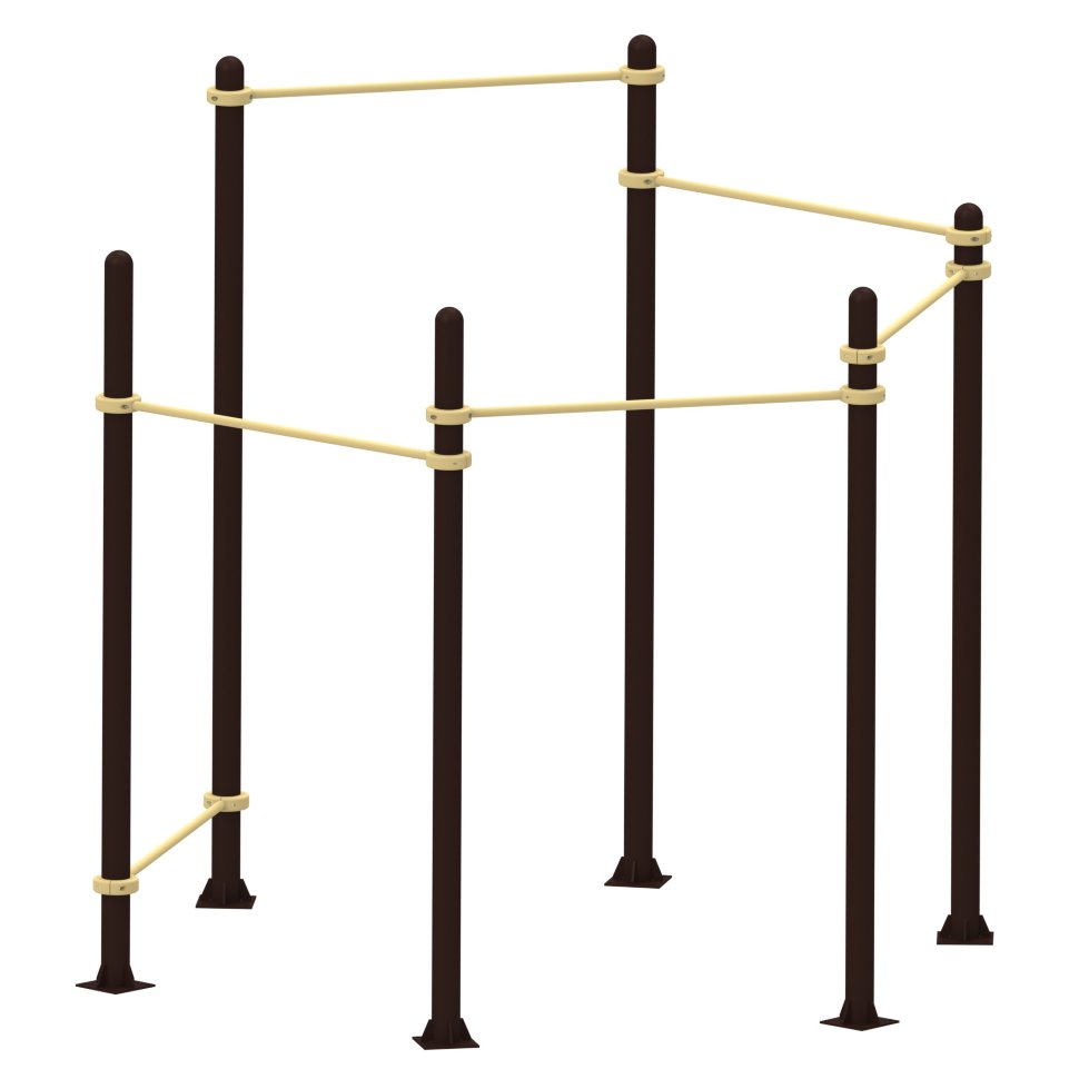 Комплекс турников шестигранник Air-Gym YSK44