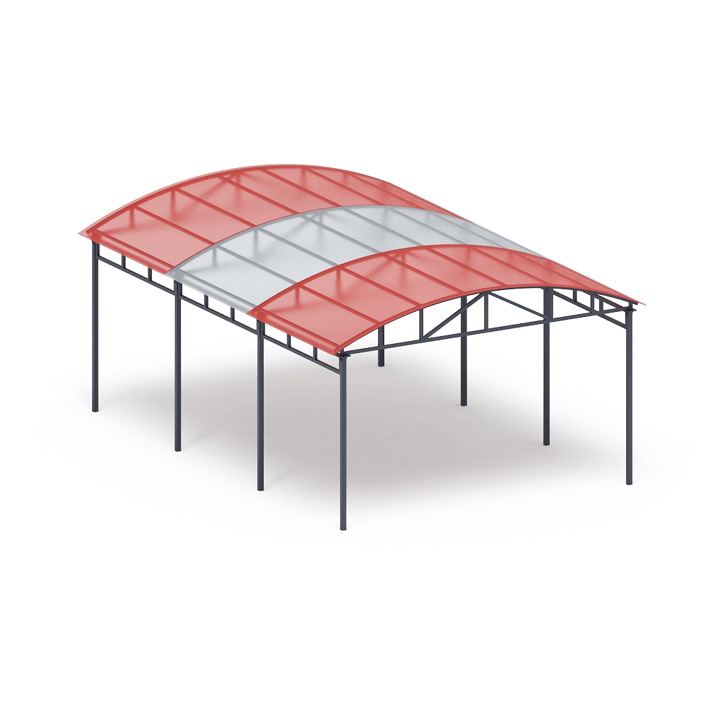 Теневой навес СПОРТ (на 6 тренажеров) МФ 751.02