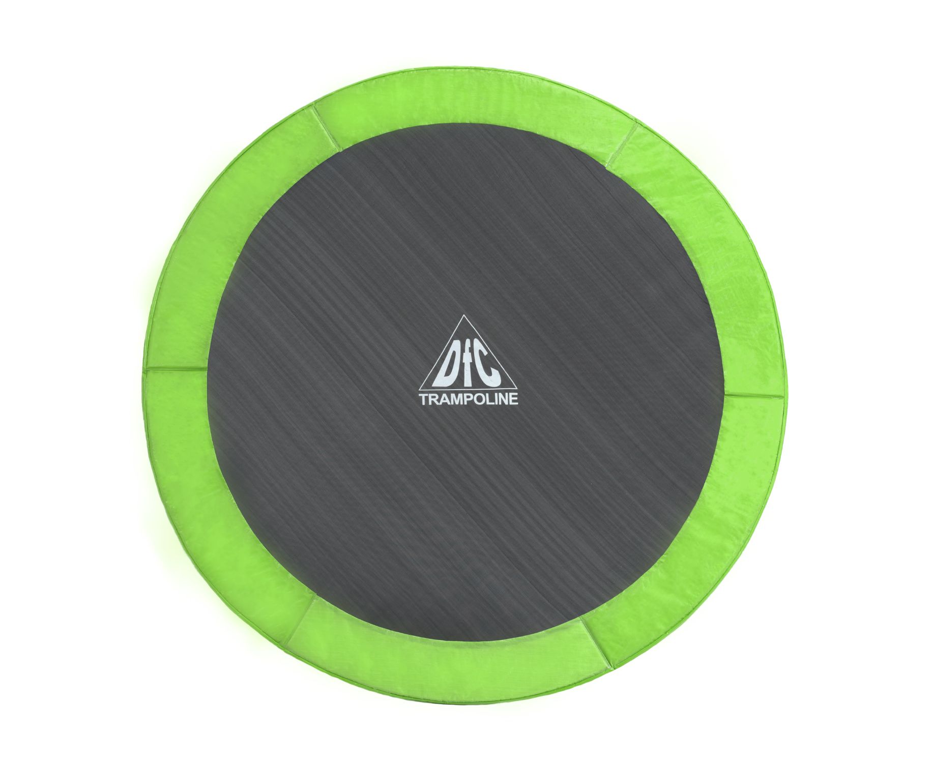 Батут DFC Trampoline Fitness с сеткой 14ft (426 см) зеленый