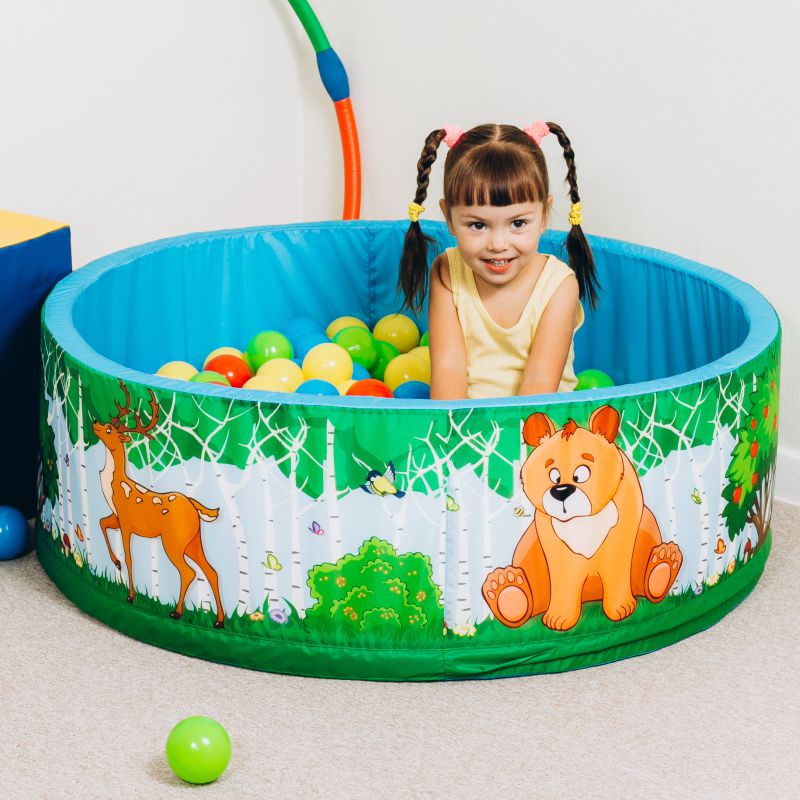 Сухой бассейн ЗВЕРЯТА Romana (ДМФ-МК-02.52.01)