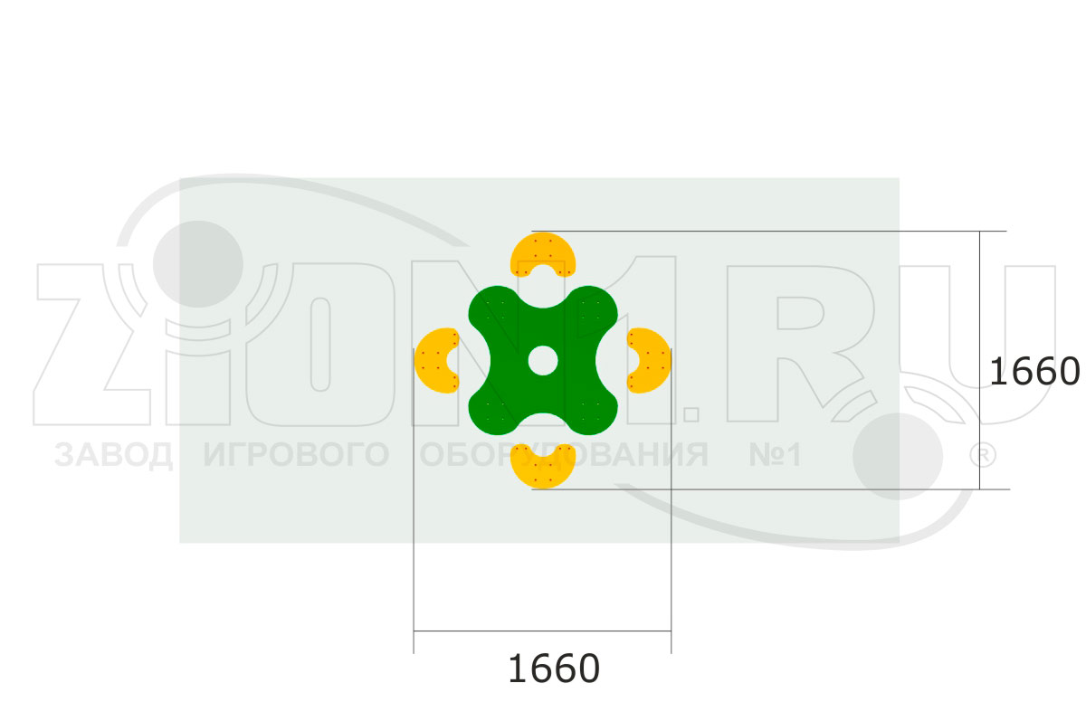 Столик детский ZION Клякса (СП073)