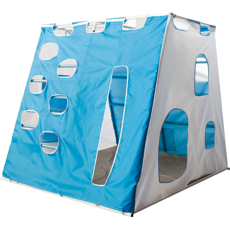 Чехол Замок бело-синий (люкс)