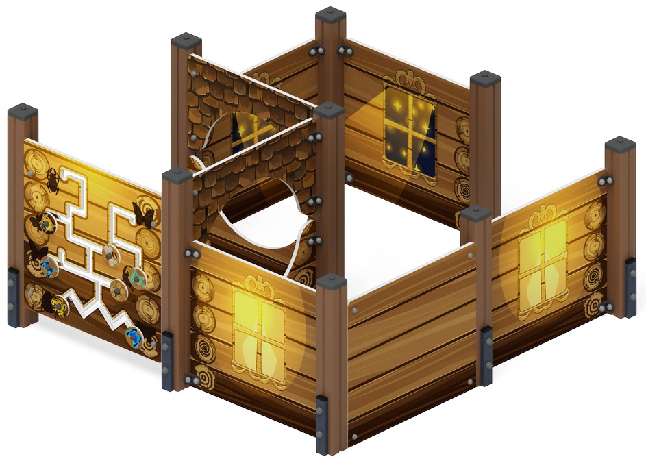 Лабиринт КУБИК 1 (Эко) игровая форма МФ 20.01.01-02