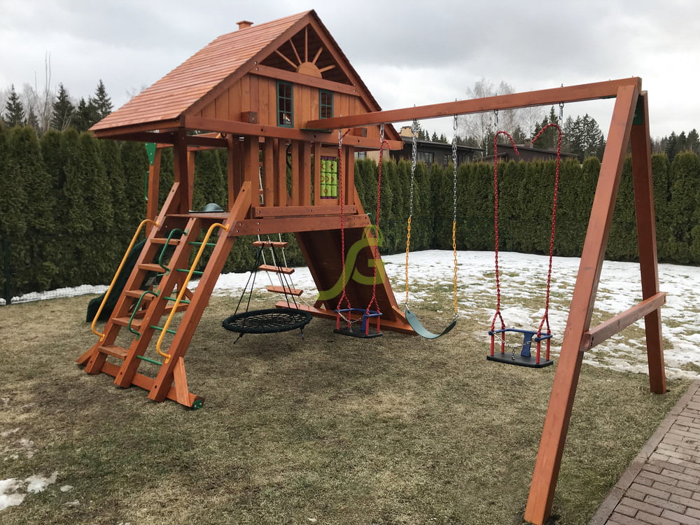 Детская площадка IgraGrad Крепость Фани с рукоходом (домик)