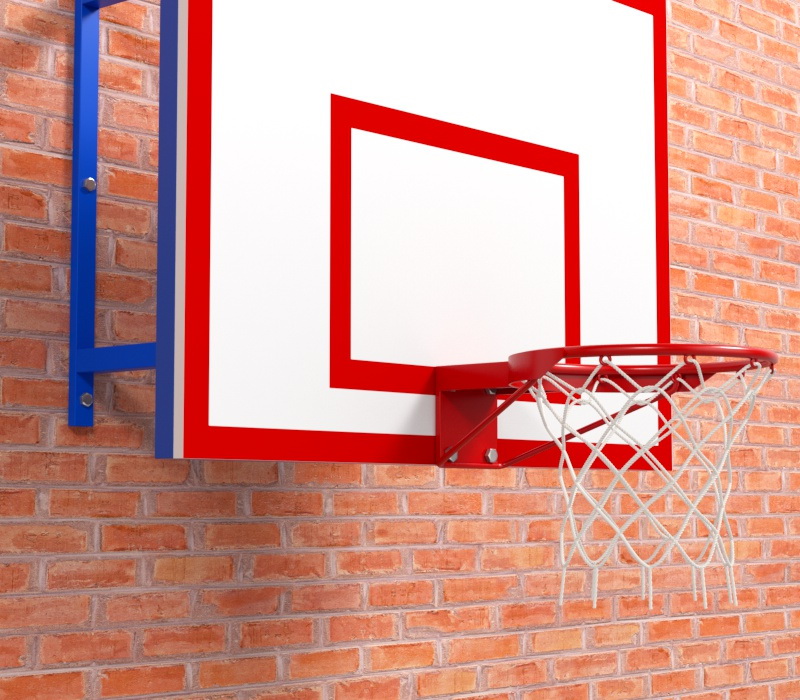 Ферма с выносом 500 мм с тренировочным щитом из фанеры и усиленным кольцом (01.2004; 01.2003​)