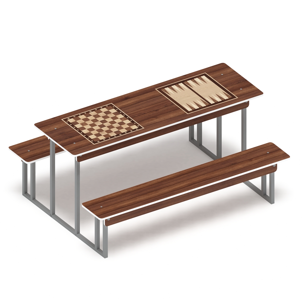 НАРДЫ + ШАХМАТЫ столик взрослый МФ 32.01.04-01