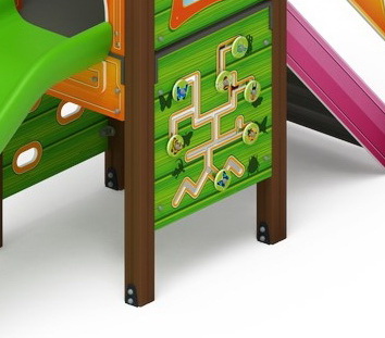 ЛУКОМОРЬЕ детский игровой комплекс ДИК 2.25.04-01 (H=1200)