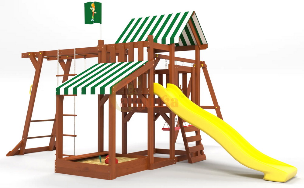 Игровой комплекс Савушка TooSun (Тусун) 4 Plus с песочницей (горка 2,2 м)